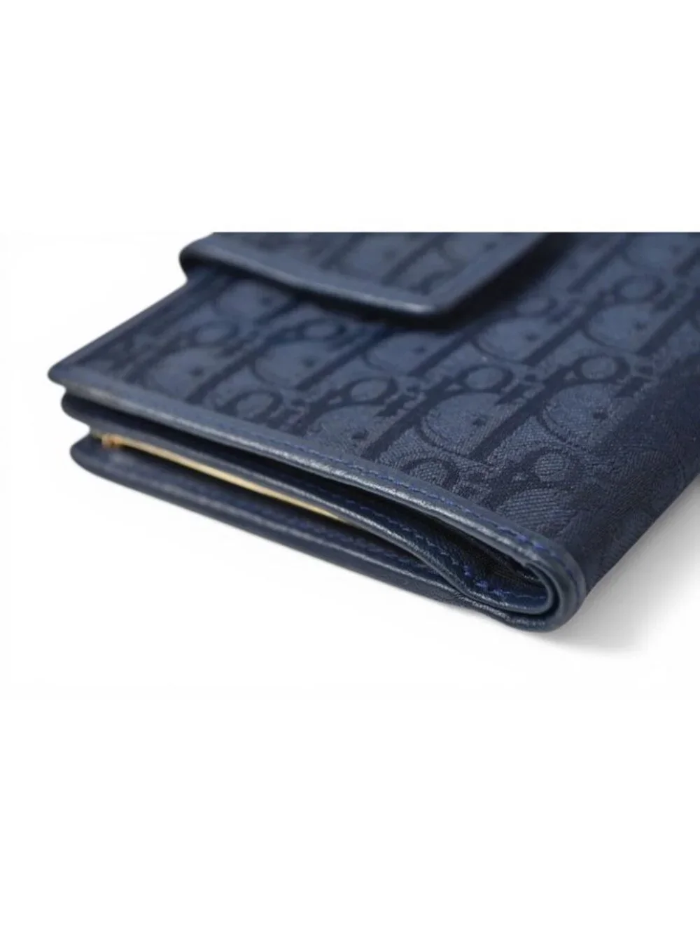 Dior Wallet Trotter Navy Vintage